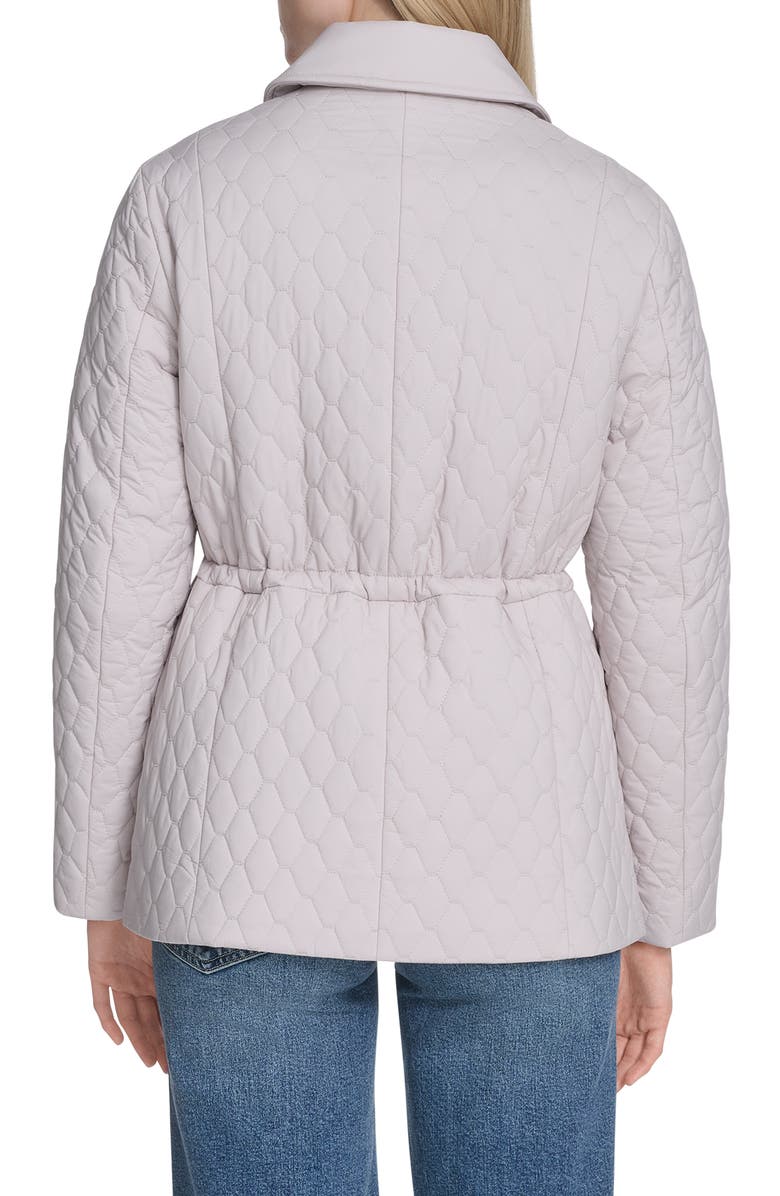 Cole Haan Honeycomb Quilted Jacket, Alternate, color, Light Grey