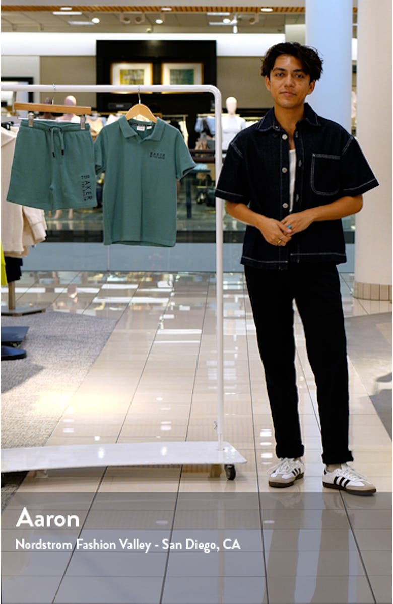 Kids' Logo Detail Textured Top & Shorts Set, sales video thumbnail