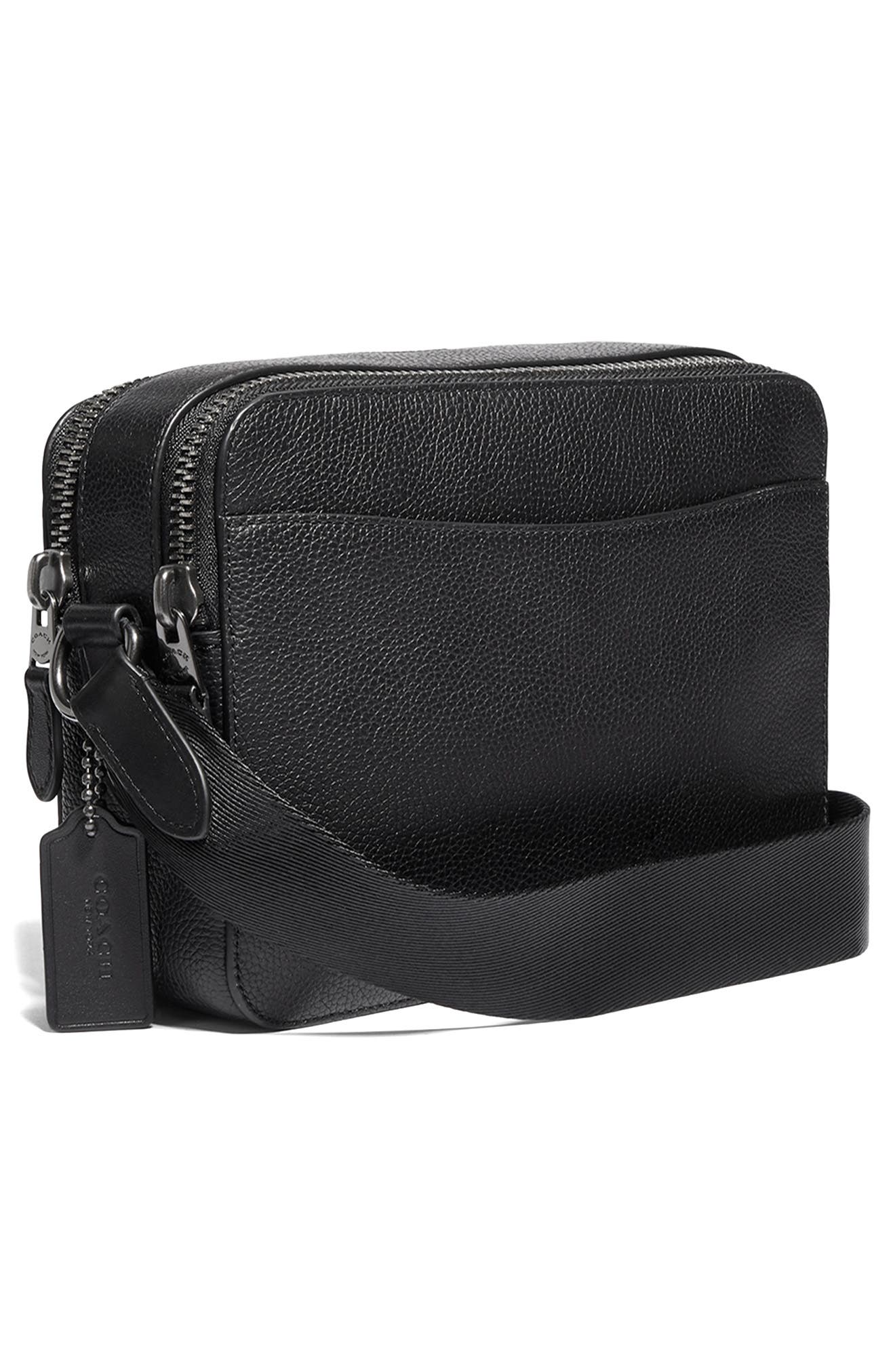 COACH Charter Pebble Leather Crossbody Bag, Alternate, color, 