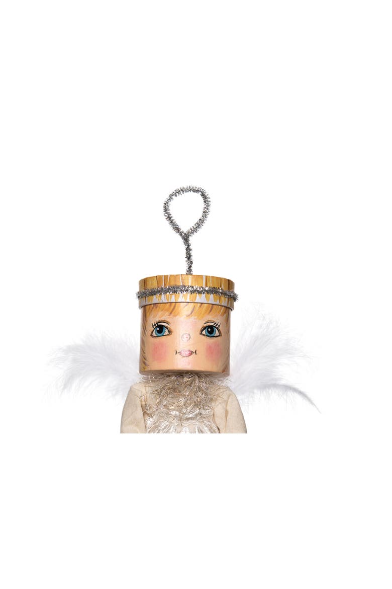 Angelisa Joe Spencer Gathered Traditions Figurine, Alternate, color, White