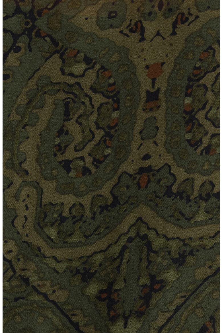 The Moment Print Top, Alternate, color, MIDNIGHT MOSS GREEN