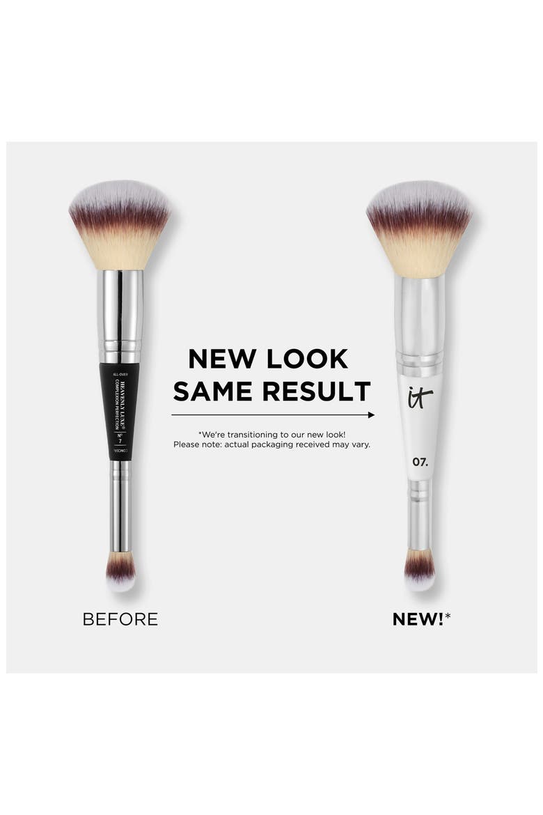Heavenly Luxe Dual Airbrush Concealer and Foundation Brush, Alternate, color, NO COLOR