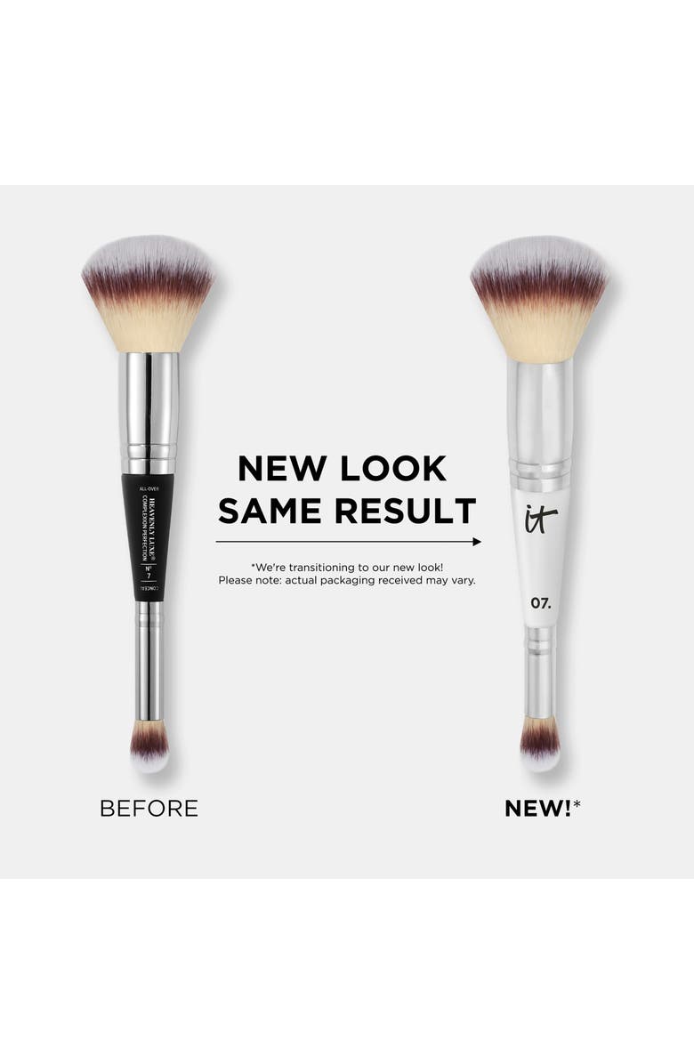 IT Cosmetics Heavenly Luxe Dual Airbrush Concealer and Foundation Brush, Alternate, color,