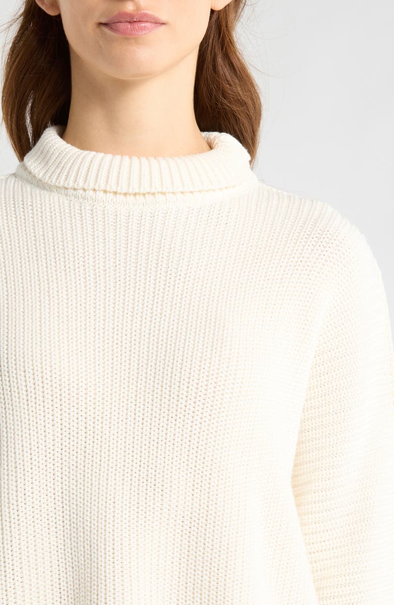 Frank & Eileen Montecito Turtleneck Sweater, Alternate, color, Ivory