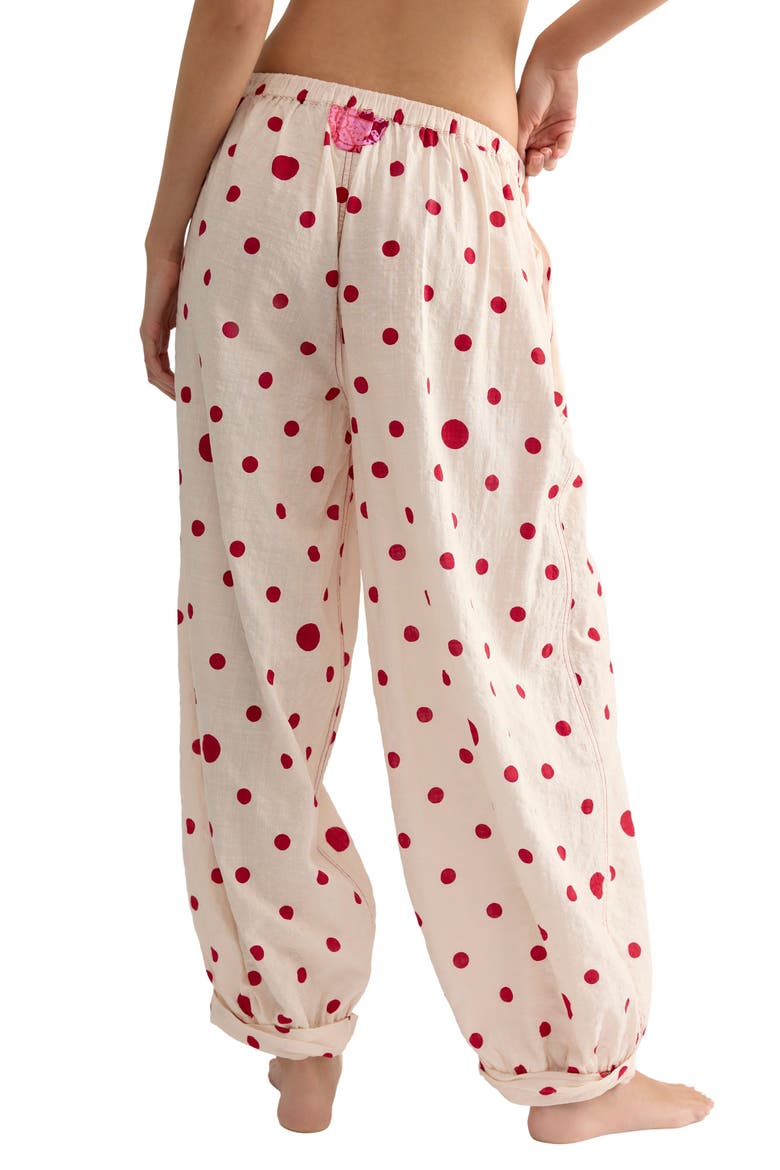 Intimately FP On Repeat Pajama Pants, Alternate, color, DOTS - IVORY COMBO