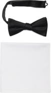 Nordstrom Silk Bow Tie & Pocket Square Gift Box