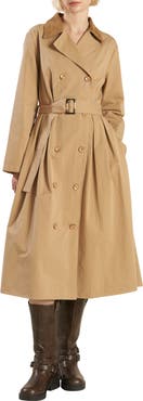 FREEMARKET Cotton Trench Midi Dress