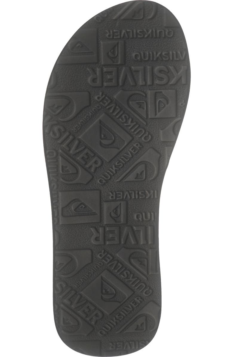 Quiksilver Dune Flip Flop, Alternate, color, Black/ Red