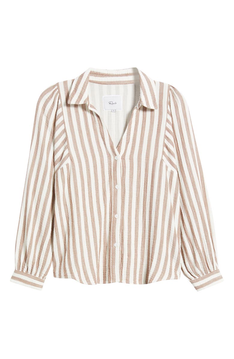 Rails Lo Stripe Shirt, Alternate, color, Milos Stripe