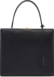 TOM FORD Grained Leather Top Handle Bag