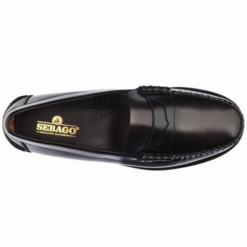 Sebago Classic Dan Penny Loafers In Black