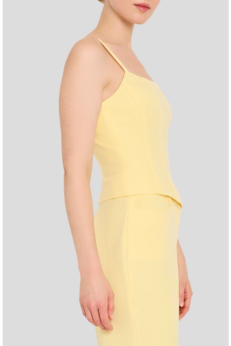 Crepe Corset Camisole, Alternate, color, BUTTERCUP