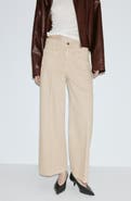 MANGO Jessie Patch Pocket Wide Leg Jeans
