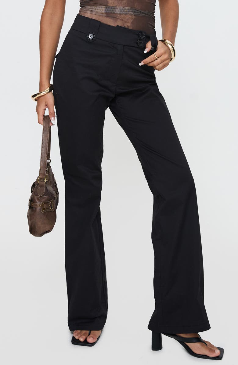 Princess Polly Aislyn Flare Leg Pants, Main, color, 