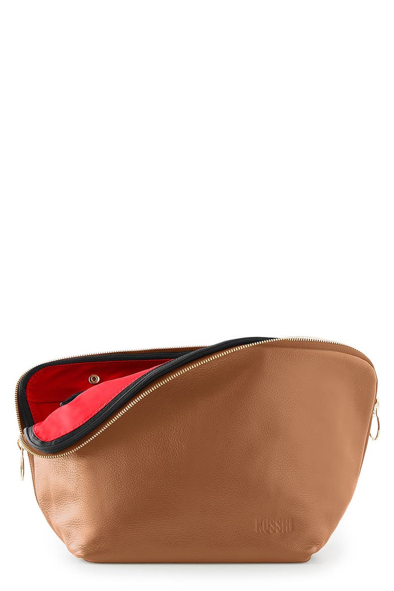 Vacationer Leather Makeup Bag video