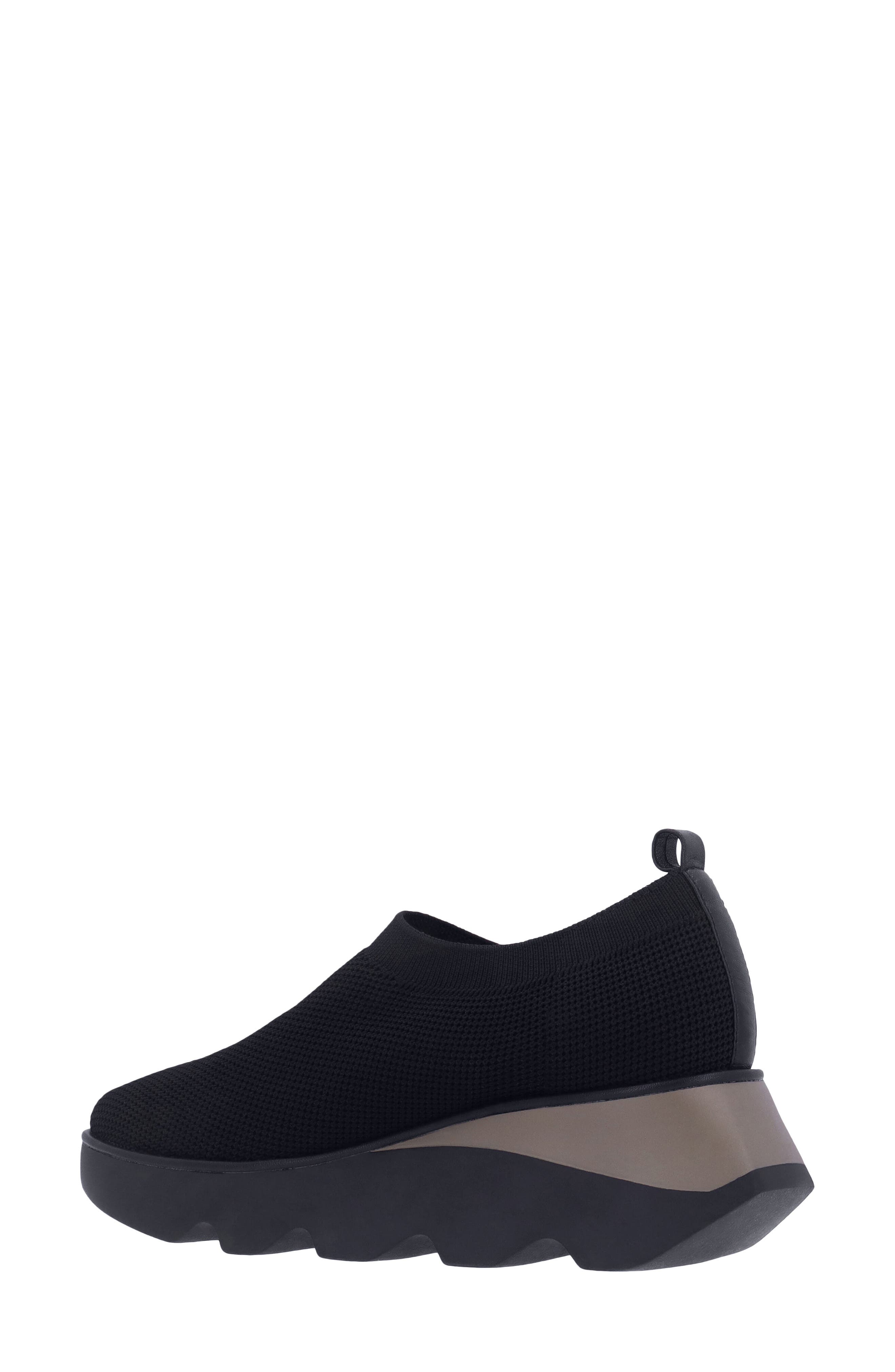 L'Amour des Pieds Havanna Wedge Sneaker, Alternate, color, Black