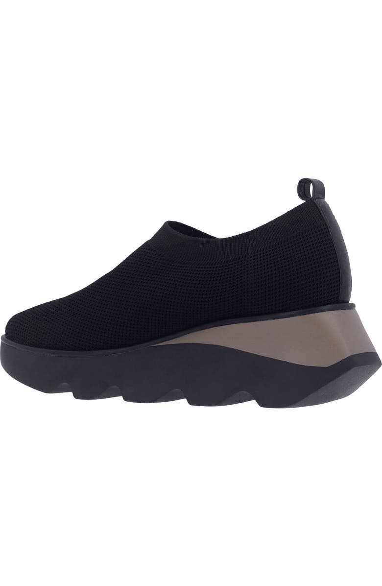 L'Amour des Pieds Havanna Wedge Sneaker, Alternate, color, Black