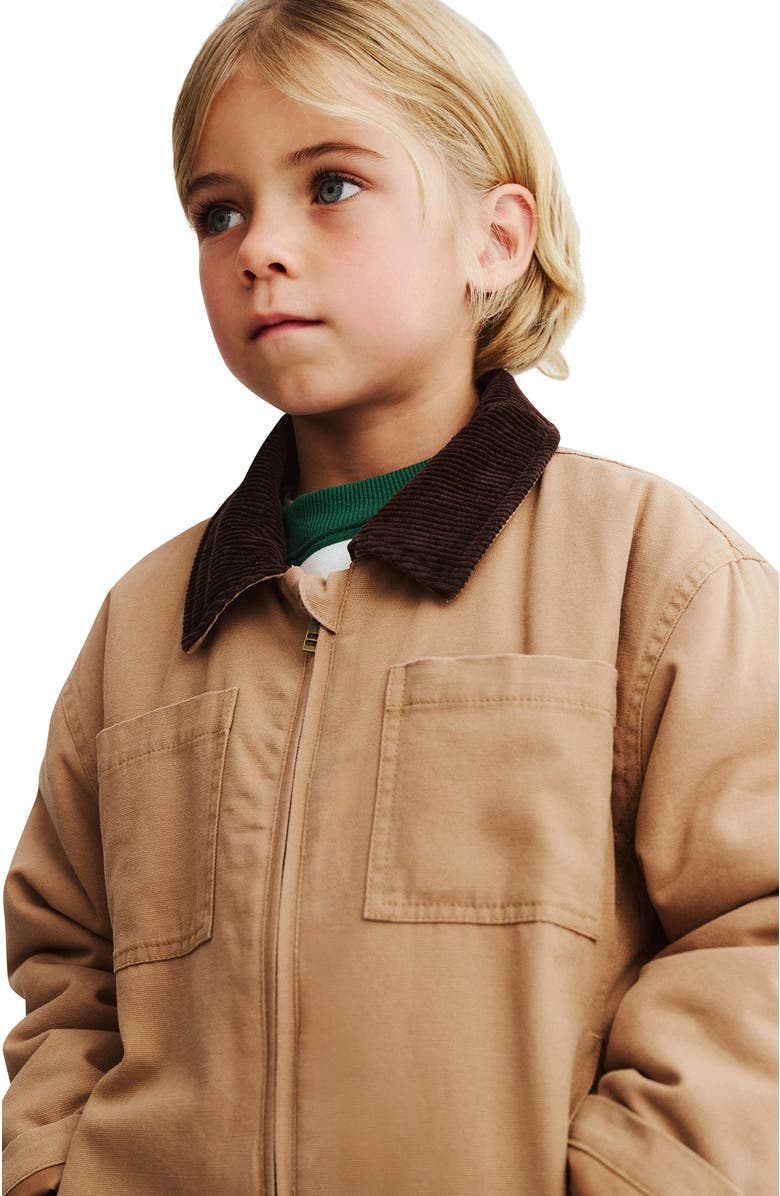 Cotton On Kids Kid's Cooper Cord Anorak Jacket, Alternate, color, 