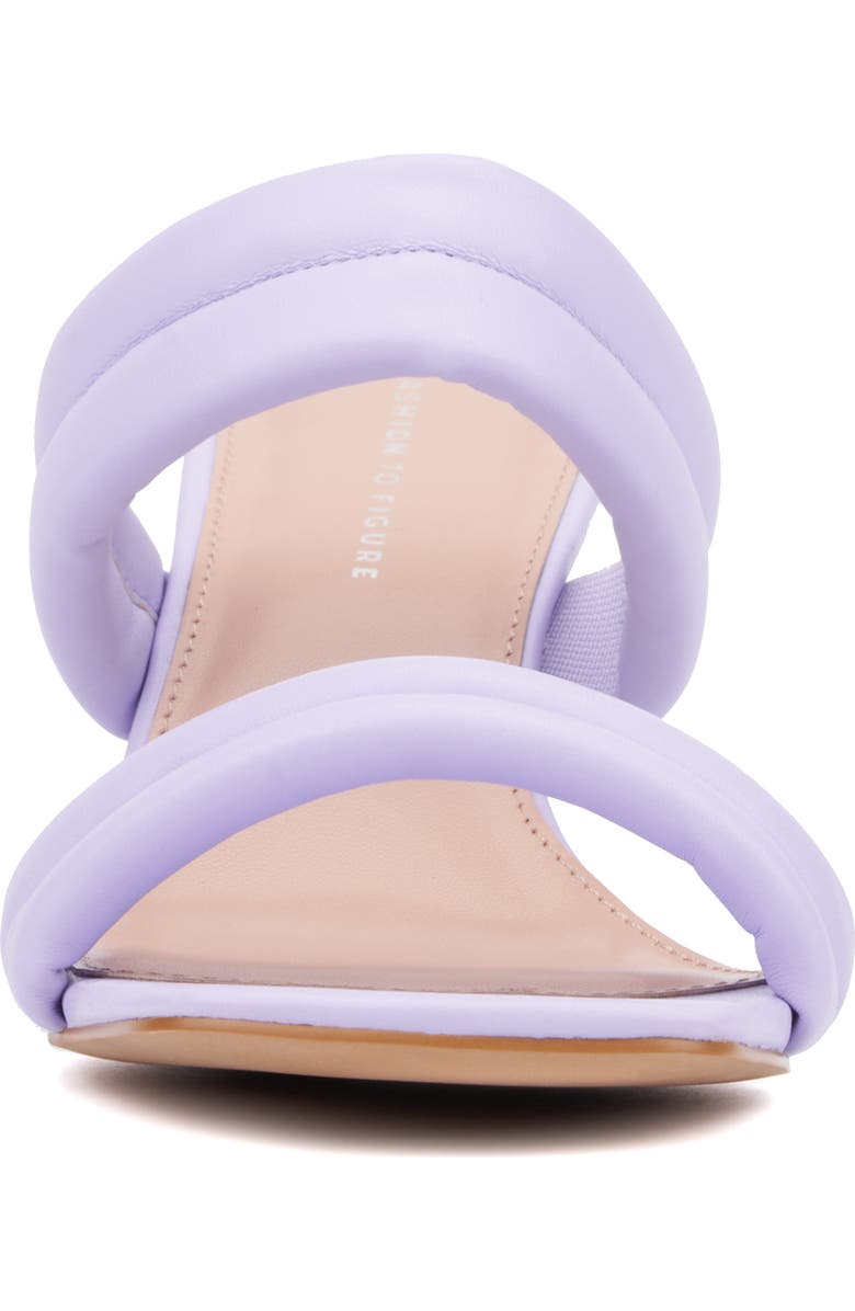 Fashion to Figure Sophia Heeled Sandal - Wide Width, Alternate, color, Lavender