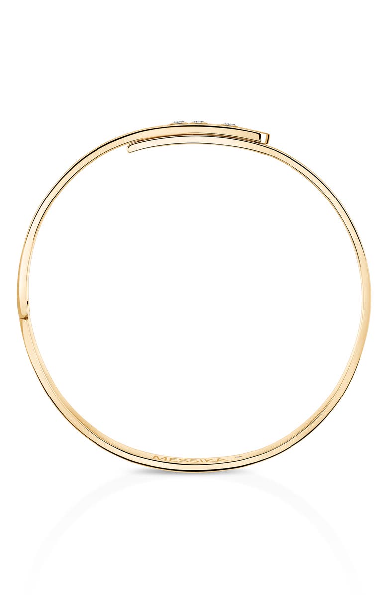 Messika Move Noa Diamond Bangle Bracelet, Alternate, color, Yellow Gold