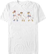 Lost Gods Mens Lost Gods Americana Geese Lineup T Shirt
