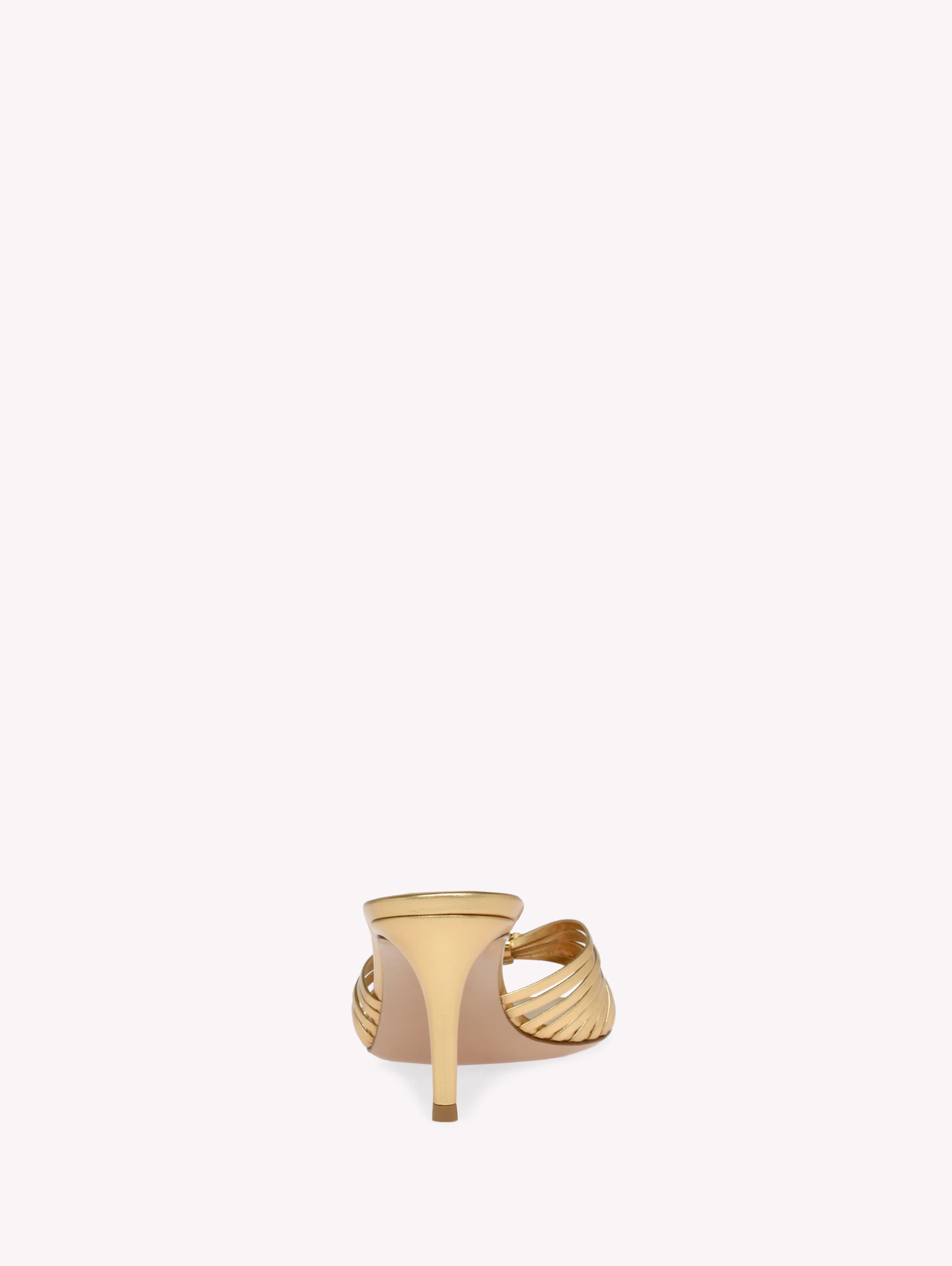 Gianvito Rossi Vyna Sandals, Alternate, color, Brown Nappa