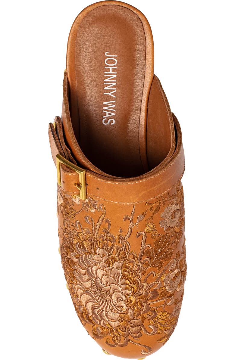 Johnny Was Floral Embroidered Clog, Alternate, color,