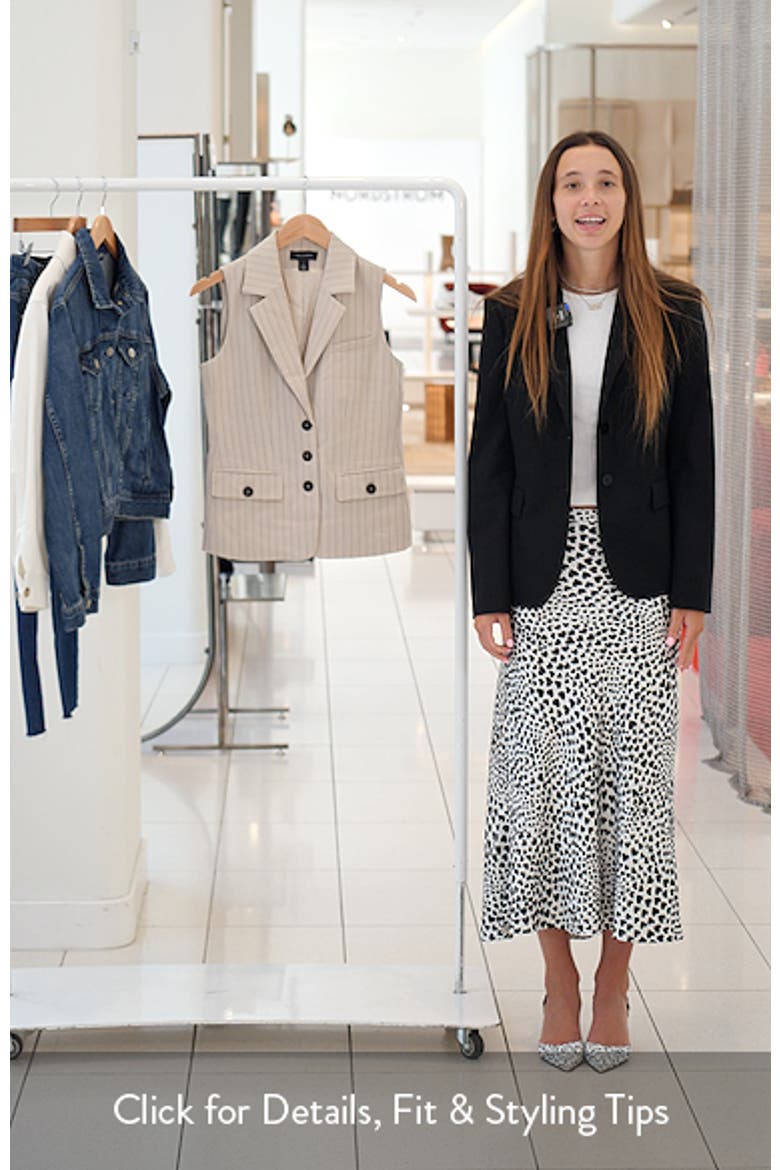 Tailored Pinstriped Vest video