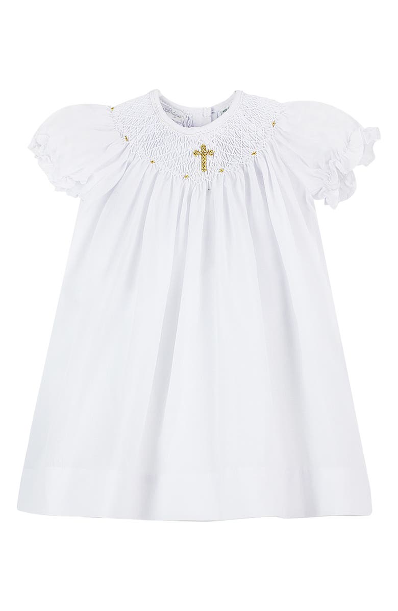 Carriage Boutique Christening Gown & Bonnet Set, Alternate, color,