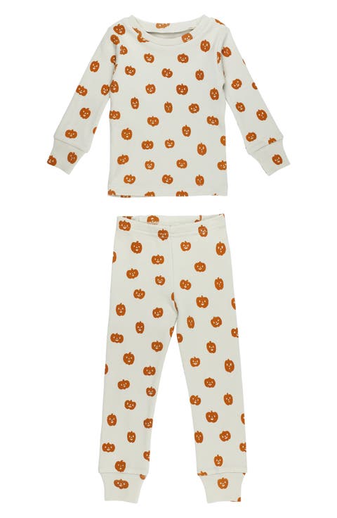 Print Fitted Organic Cotton Two-Piece Pajamas (Baby)