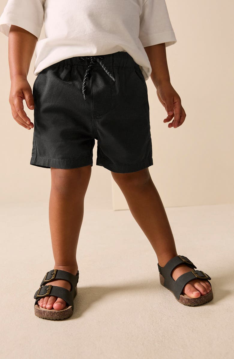 NEXT Kids' Pull-On Shorts, Alternate, color, Black