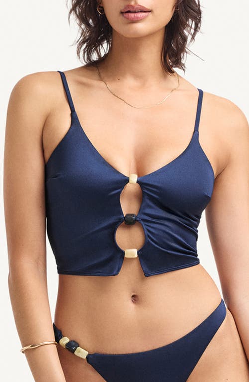 Vitamin A ® Terra Cutout Tankini In Blue
