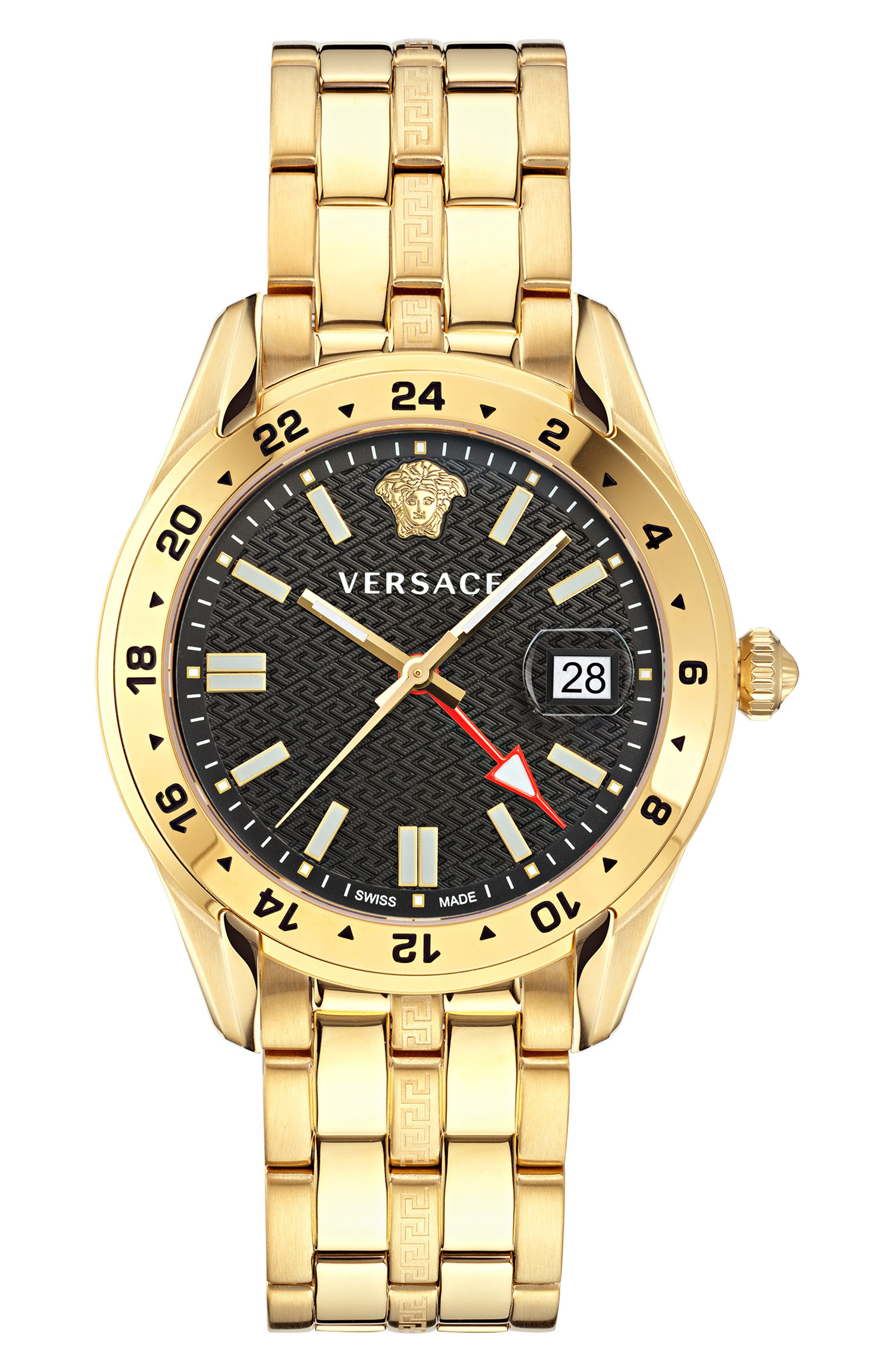 Versace Greca Time Bracelet Watch, 41mm