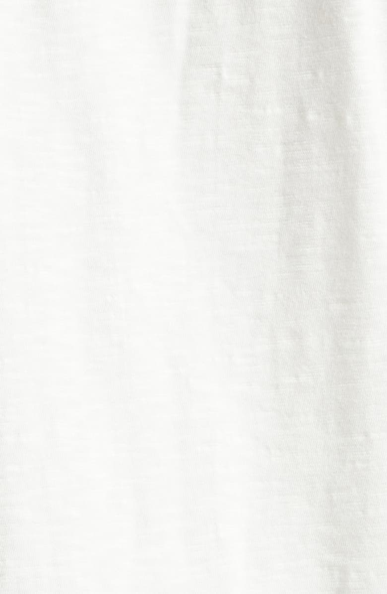 Rhude USA Flag Slub Cotton Graphic T-Shirt, Alternate, color, Vintage White/ Black