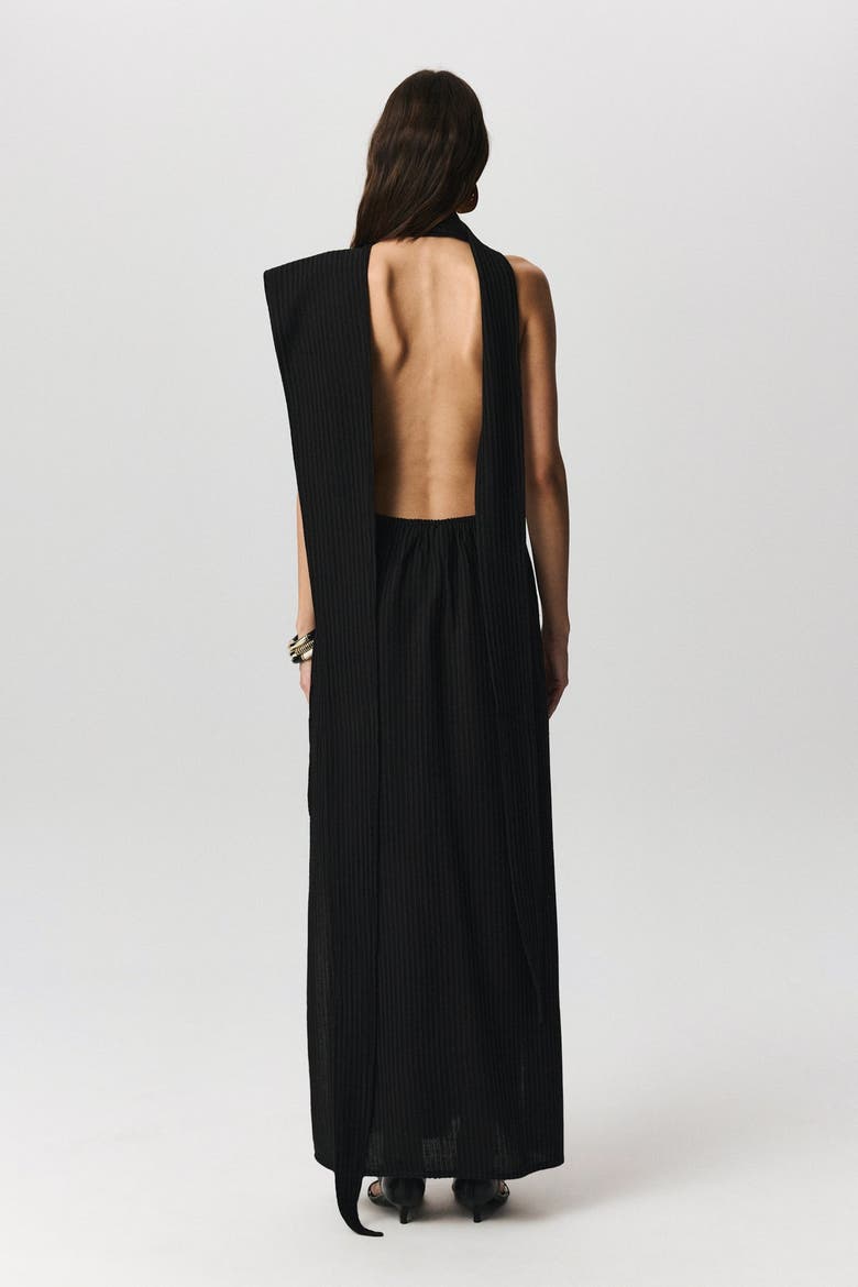 Della Dress, Alternate, color, Black