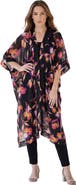 Roaman's Plus Size Flowy Chiffon Duster