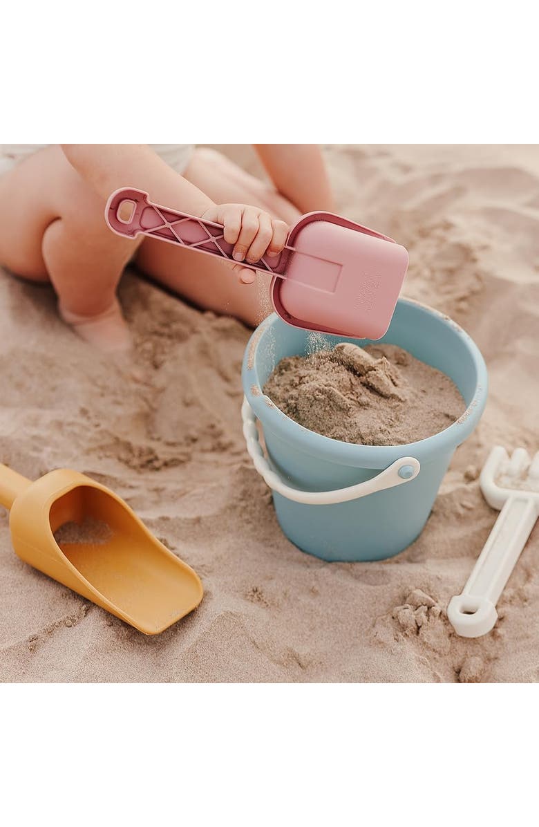 Miniland ECO Junior 4 Pc Sand Set with Beach Pail, Alternate, color, Blue-Green