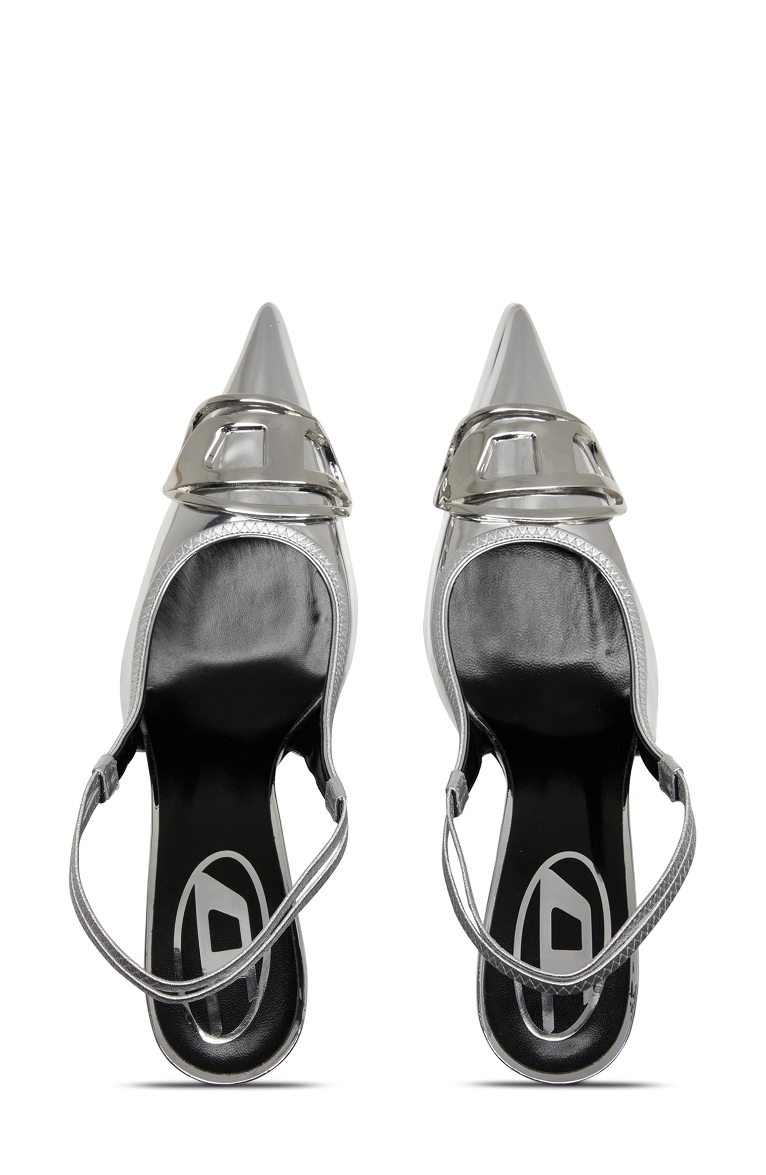 DIESEL<sup>®</sup> Oval D Metallic Slingback Pump, Alternate, color, 