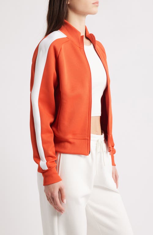 Puma T7 Always On Crop Track Jacket In Red Fire