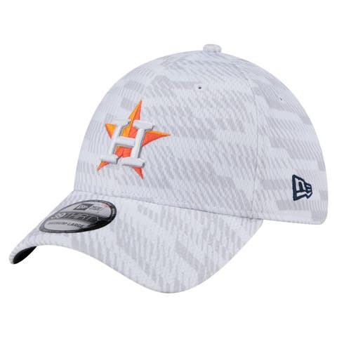 Men's New Era  White Houston Astros Graded 39THIRTY Stretch Fit Hat