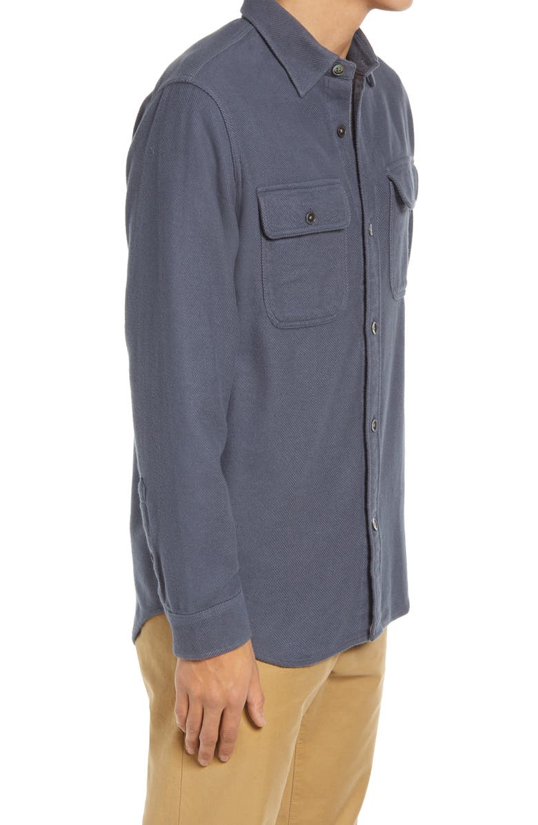 NN07 Alf 5146 Flannel Button-Down Shirt, Alternate, color, Concrete