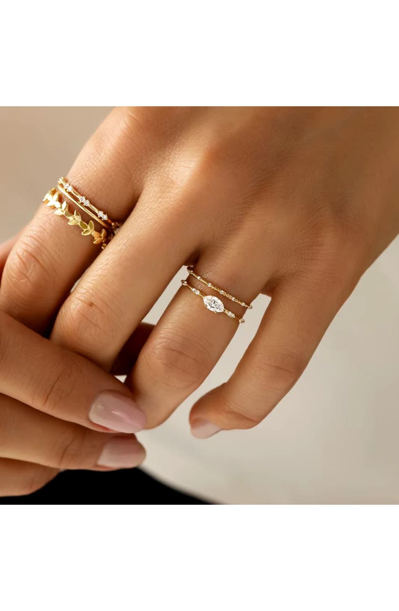 Hollywood Sensation Vivid Elegant Marquise-Cut Cubic Zirconia Ring, Alternate, color, 