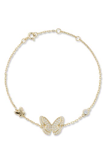 Glaze Jewelry Cubic Zirconia Butterfly Line Bracelet