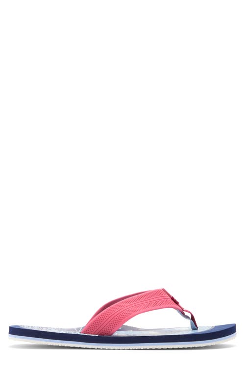 Izod T-shirt Print Flip Flop In Red