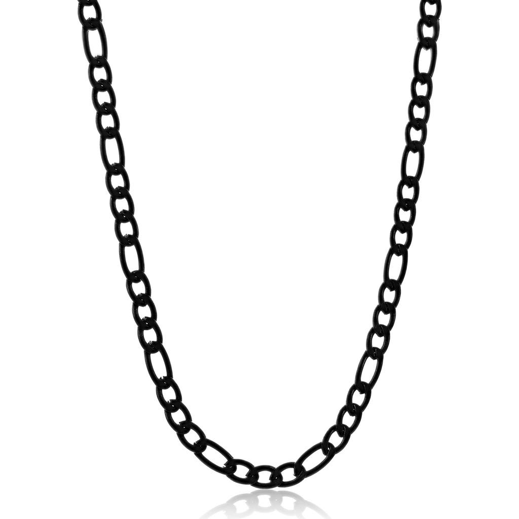 Blackjack 4mm Figaro Chain Necklace