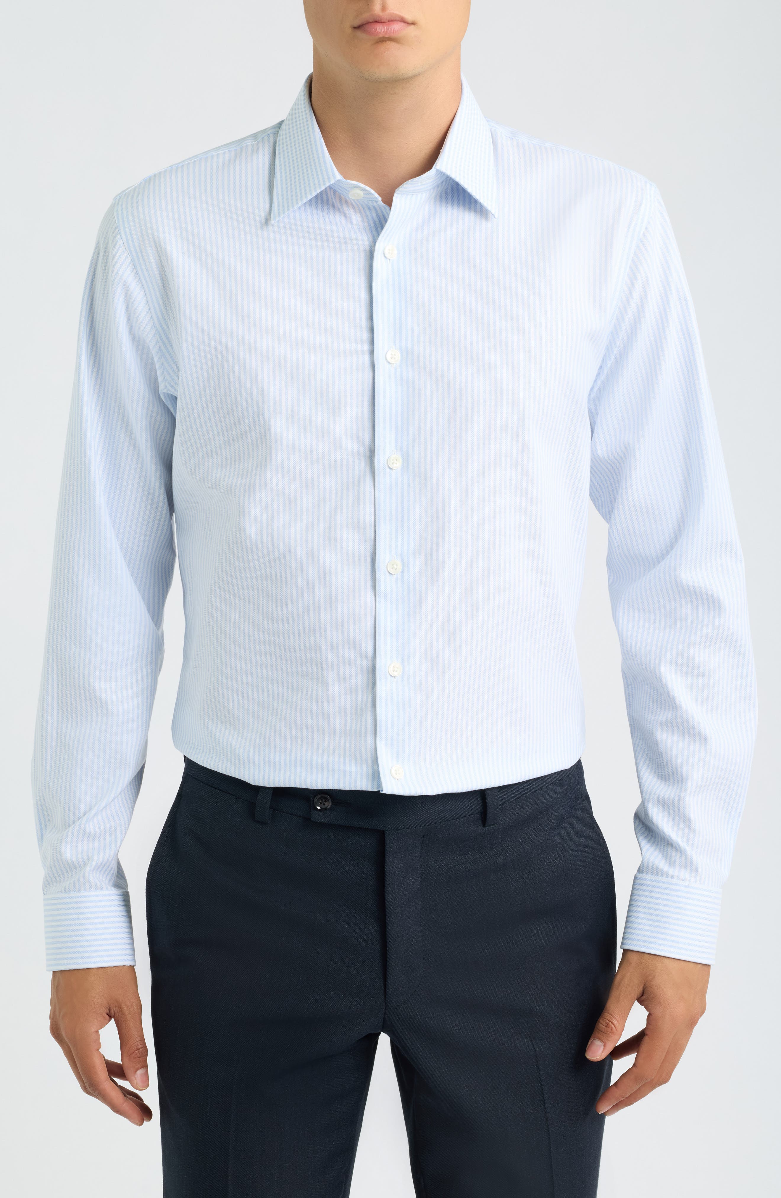 selected BLUE- WHITE ALFIE STRIPE