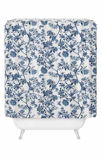 Deny Designs Chinoiserie Blue Shower Curtain