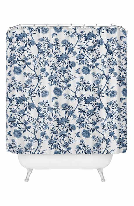 Deny Designs Chinoiserie Blue Shower Curtain