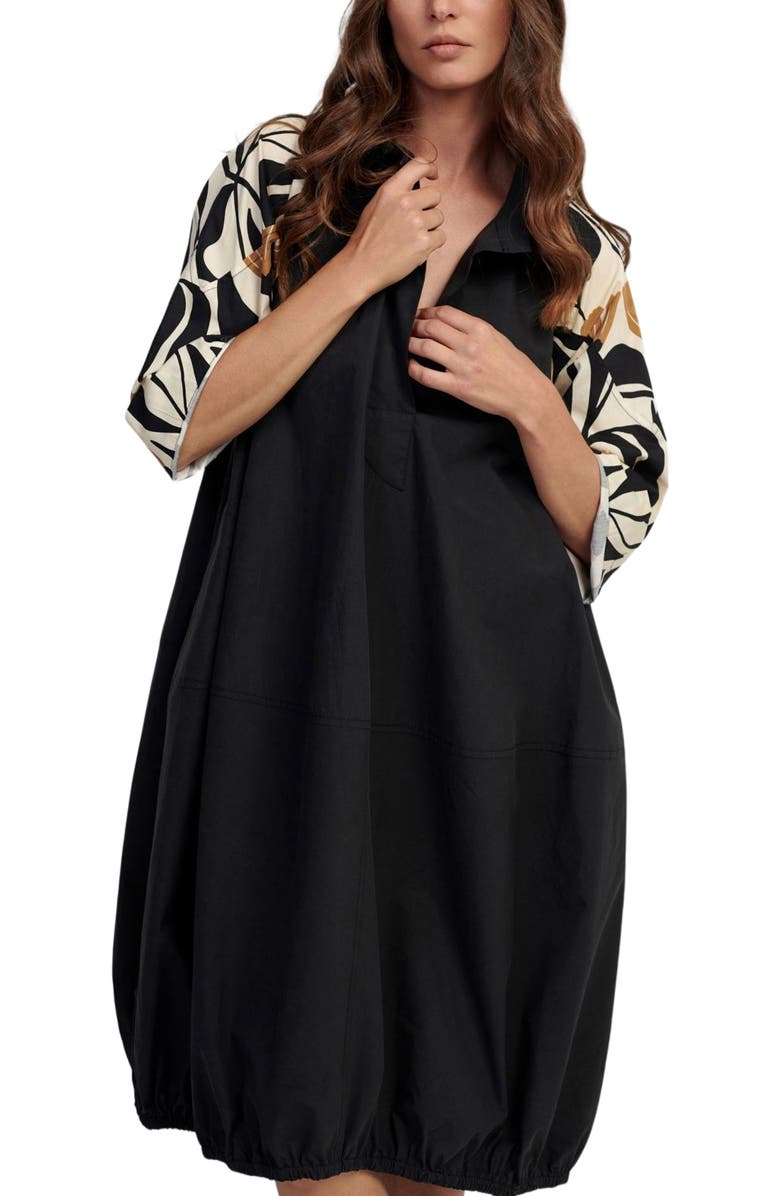 Alembika Tulip poplin oversized shirt-dress, Alternate, color, 