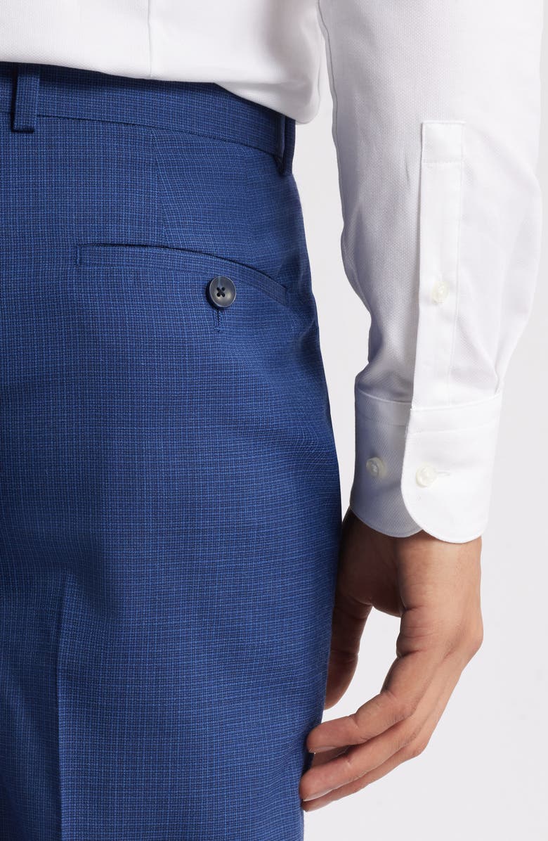 Trim Fit Flat Front Wool Dress Pants Suit Separate